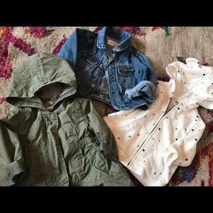 Baby girl jacket bundle